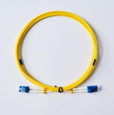 China G657A Pigtail  PVC LSZH Singlemode Patch Cord Duplex LC/UPC To LC/UPC for sale