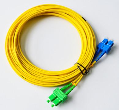 China SM Duplex SC/UPC-SC/APC 3.0mm Fiber Optic Jumper 10m SGS ISO for sale