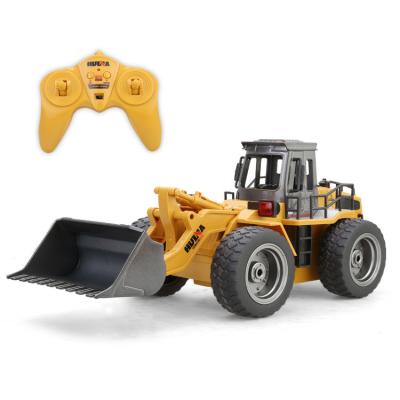 China Hot selling RC hobby aliexpress 6v 400mah battery 15mins game bulldozer huina engineering rc car for sale