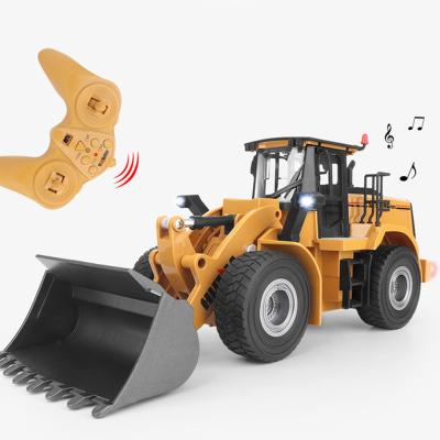 China RC Hobby Huina 1567 1/16 Loader Model 2.4G Radio Control Rc Truck Bulldozer Tractors for sale