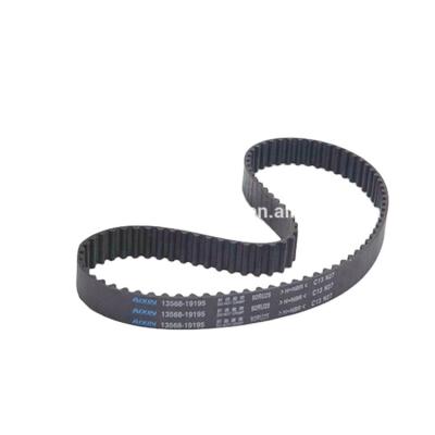 China Auto parts 13568-69045 performance car engine black auto rubber car timing belt for toyota for sale