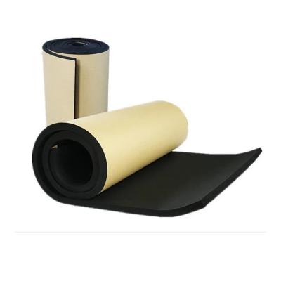 China Lightweight Closed Cell Wall Self Adhesive Foam Tape Heat Insulation Rubber Foam Roll for sale