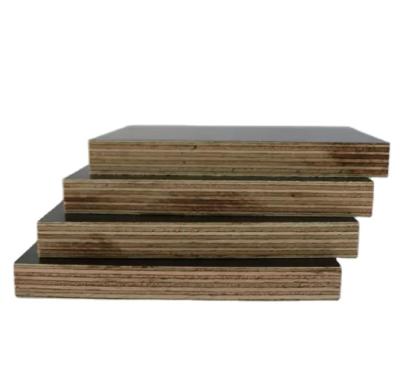 China Modern Cheap Price 18mm Waterproof 1250*2500 Brown And Black Poplar Core Construction Laminated Film Faced Plywood Sheet for sale