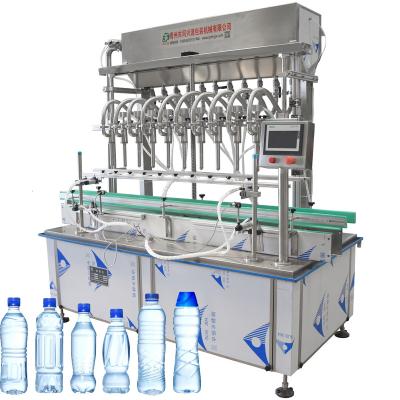 China Automatic Food Mineral Water Juice Beverage Drinks Bottle Gravity Filler For 100-10000ml for sale