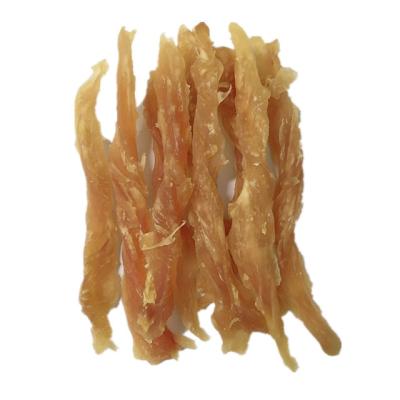 China Viable Wholesale Natural Organic Chicken Breast Pet Food Jerky Dog Chews Dry Snacks Quality Dog Food for sale