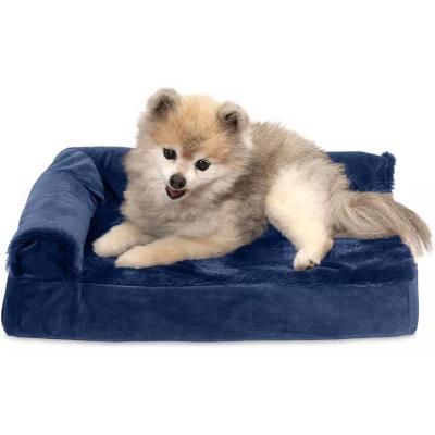 China Breathable Custom Pet Beds For Large Dogs Sofa Memory Foam Orthopedic Dog Bed Washable Dog Bed for sale