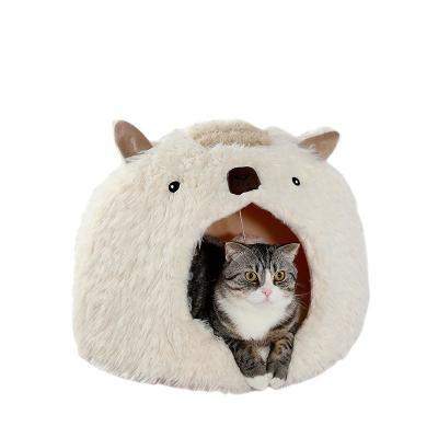 China Best Selling Breathable Plush Pet Products Animal Shaped Pet Beds for sale