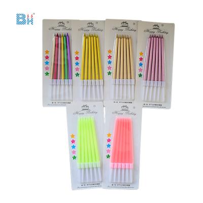 China Birthdays Ins. Web Hot Seller Tall Stick Birthday Candles For Birthday Cake Decoration for sale