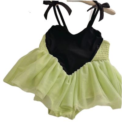 China Beautiful Luxury Custom Made High Quality Designer Baby Little Girls Swimsuit Kids Romper for sale