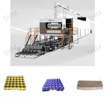 China Best High Capacity Egg Carton Box Machine Waste Paper Egg Tray Machine for sale