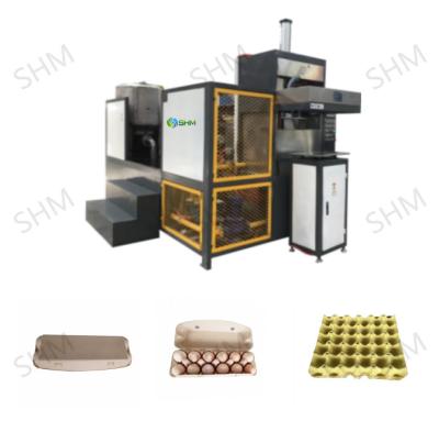 China Small Automatic Egg Crate Making Machine Paper Egg Tray Manufacturing for sale