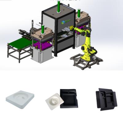 China Maschine zur Herstellung von Zellstoff aus Bagasse Elektrische Verpackungsmaschine für Bagasse zu verkaufen