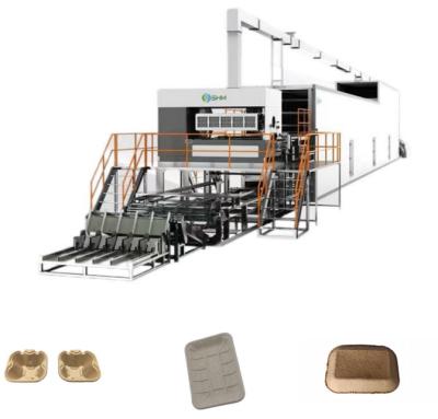 China Stabile Erdbeeren Frucht-Tray-Mach-Maschine mit Edelstahl-Rotationstrommel zu verkaufen