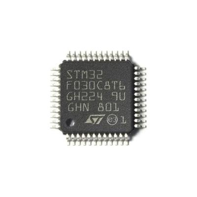 China Standard STM32F030C8T6 ic MCU integrated circuit Electronic components ic chip  LQFP48 Brand New Original STM32F030C8T6 for sale