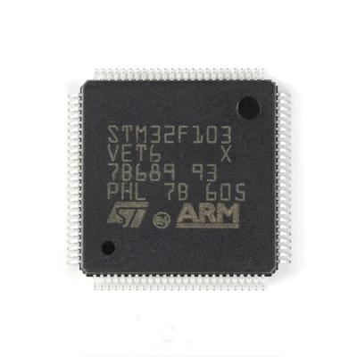 China Standard STM32F103VET6 ic chip MCU Electronic components integrated circuit LQFP100 Original stock for sale