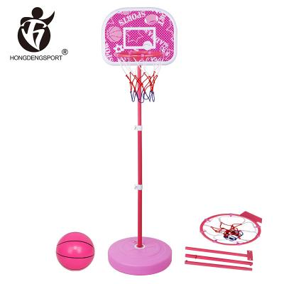 China Adjustable Portable Basketball Hoop For Kids Portable Screw Movable High Quality Plastic Basketball Hoop 1.7m From China for sale