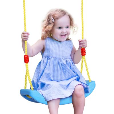 China Outdoor Playground Toy Swing Set 17*11*41 Adjustable Kids Swing Rope Panel Seat Indoor and Outdoor Children Bent Board Swing for sale