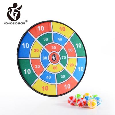 China Funny Sports Toys for Kids Dart Board Kids Game Cloth Dart Board Set with Hook Balls Sticky Sticky Balls Color Cloth Safe Dart Board Game for Kids for sale