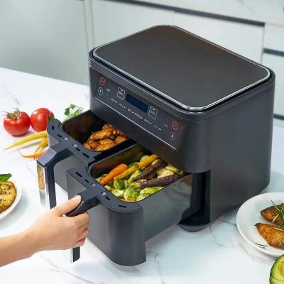 China JJ03 110v manual/touch air fryer air fryer glass air fryer 6l with CE made in China for sale