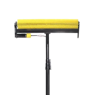 China SJB-02 Matel Viable Rod Handle Solar Panel Electronic Cleaning Roller Brush for sale