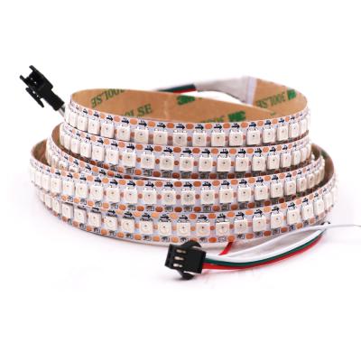 China DC 5V WS2812B 30LED 60LED LED Strip Light 144LED LED Strip Light RGB 5050 SMD Residential Waterproof Flexible String 1m 2m 3m 4m 5m for sale