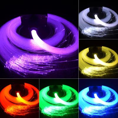 China 16W RGBW LANDSCAPE Fiber Optic Shooting Star Ceiling Light Kit Twinkle Fiber Optic Smart APP Music Control Meteor Effect Lighting for sale