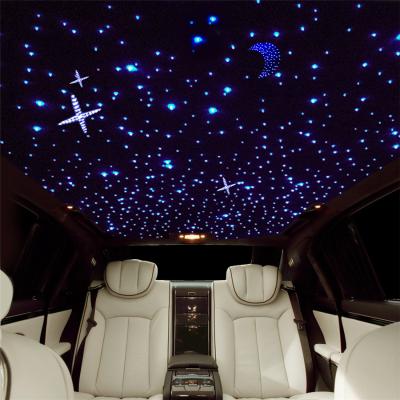 China LANDSCAPE DC12V 6W RGB LED Fiber Optic Car Roof Star Lights Ceiling Light Twinkle PMMA LED Starry Fiber Optic Cable 28key RF More Remote for sale