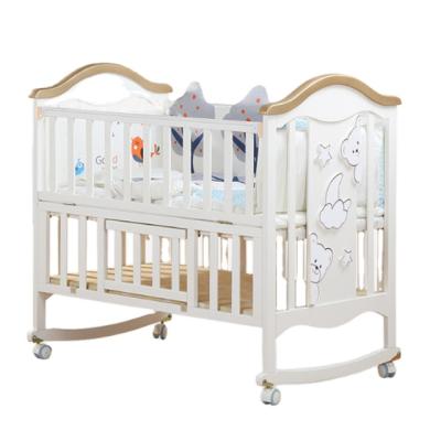 China Modern Custom Wood Crib Baby Portable Safety Standards Living Room Furniture Sets for sale