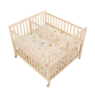 China Durable+adjustable King Size Cribs Twin Babies Durable Baby - Doll Crib Cradle With Pillow for sale