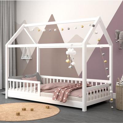 China Eco - Friendly Materials Solid Wood Plank Kids Bed Single Beds And Girls Mattress for sale