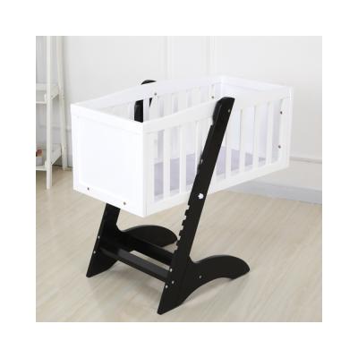 China Promotional Good Quality Safety Nest Rocking Wooden Baby Crib Wood Baby Chair for sale