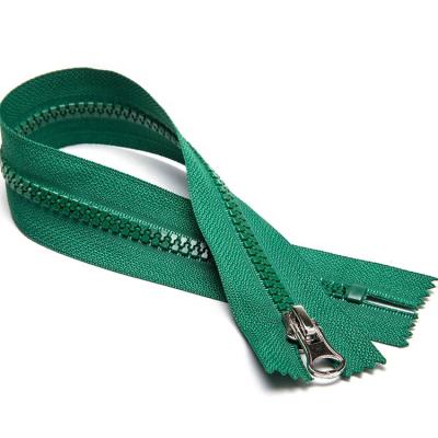 China YAB Plastic Resin Jacket Zipper Open End Green Eco - Friendly Sustainable Zipper for sale