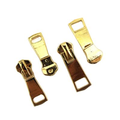 China Eastern Europe Market Nickel Free Normal Sizes Fashionable Custom Color Metal Zipper Slider For Handbags Boots And Wedding Dress for sale