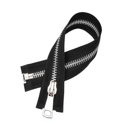 China Durable Lightweight Metal Zipper For Bag Cheap Price Fashionable Slider Y Teeth Metal Zipper for sale