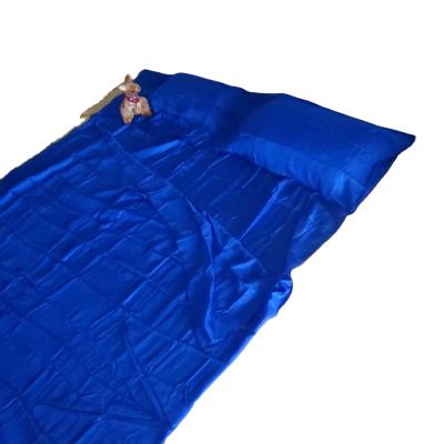 China Mesh Bag Foldable Portable Microfiber Lightweight High Quality Polyester Sleeping Bag Silk Lining for sale