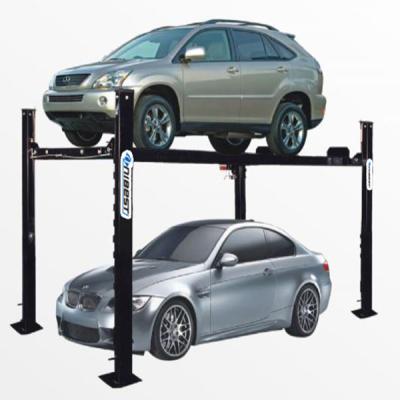 China Maintanence 4000kg Automatic Manual Version Four Post Side Lift For Garage Lift for sale