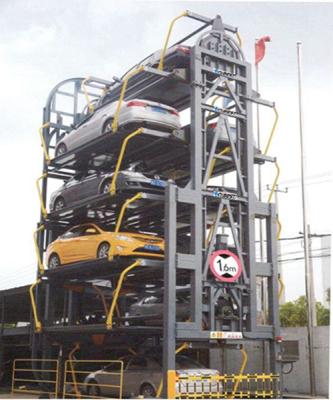 China 8 Car Standard Vertical Rotary Shopping Mall Parking Tower Smart Car Automated Parking System 2500kgs for sale