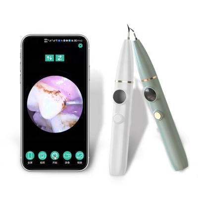 China Visible Electric Ultrasonic Oral Rising Calculus Visualization Tooth Stain Dental Plaque Tartar Remover Irrigator Teeth Cleaner for sale