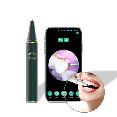 China Spring 2022 Home Dental Calculus Endoscope Viewing HD Calculus Remover Teeth Stains Plaque Removal Tooth Cleaner for sale