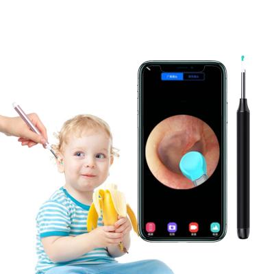 China 2022 F-3 Mini Wifi Wireless Micro Otoscope Camera GF Endoscope Earspoon Ear Cleaning Camera Obvious for sale