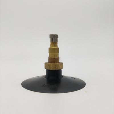 China Car tire inflation or deflator stem and natural rubber brass base, TR-CH3 copper tube TR218A valve for sale