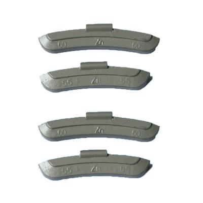 China Zinc Zinc Wheel Weights For Steel Rims Weight Car Tire Trim for sale