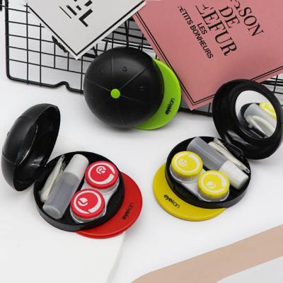 China MZARD Storage Fashion Eye Contact Lens Case Color Case Lens Box Clear Lenses Contract Lenses Contact Luxury Mirror For Travel With Popular Women Color for sale