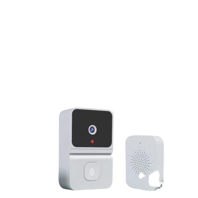 China Smart Intercom Night Vision Button Trigger Doorbell Camera With Monitor Angel Wide Lens Tuya Video Two Way Audio Door Bell for sale