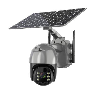 China NIGHT VISION CCTV System PTZ Camera 4G Solar Power Outdoor PTZ Camera-4G Wireless Solar Power Smart Projector for sale