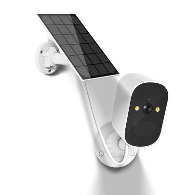 China 1080P human motion tracking trellis 4 indoor 4G battery vision battery mini low power solar cameras black and white night infrared and outdoor for sale