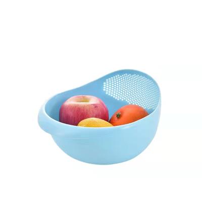 China Household Kitchen Rice Laundering Sieve Rice Bowl Stored Multifunctional Drain Basket for sale