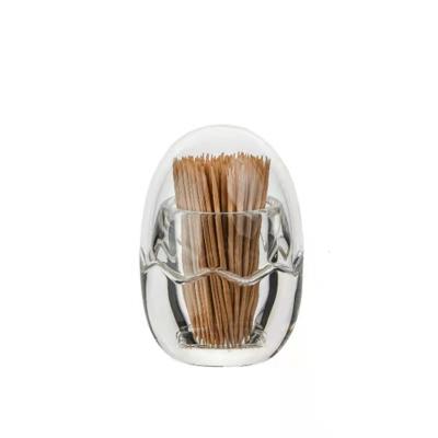 China Modern Plastic Kitchen Accessories Living Room Case Household Toothpick Dispenser Acrylic Stocked Holder for sale