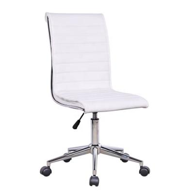 China Small Brown Leather Executive Chair Mesh Office Chair for sale