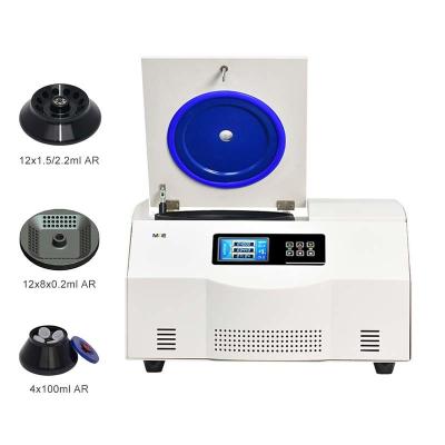 China Tabletop High-Speed Refrigerated Laboratory Centrifuge for Laboratory Applications with Max Capacity 4x100ml and Multiple Rotor Options for sale